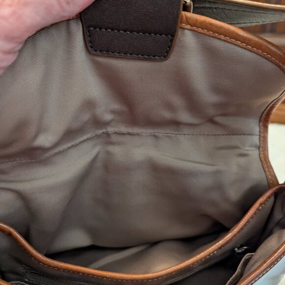 Coach SoHo Hobo 10188 White & Cognac Shoulder Bag BEAUTIFUL CONDITION - Picture 10 of 12